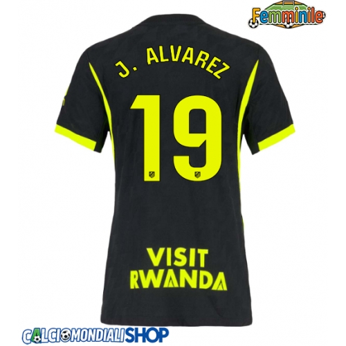Maglie da calcio Atletico Madrid Julian Alvarez #19 Seconda Maglia Femminile 2026-27 Manica Corta